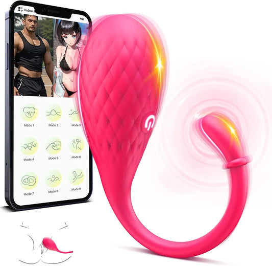9-Mode Couples Vibrating Dildo for Clitoral, G-Spot, and Anal Stimulation