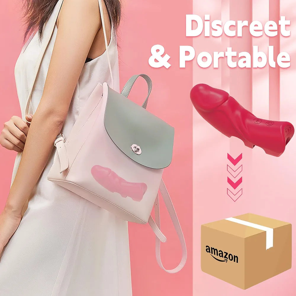 Discreet Mini Finger Vibrator for Targeted Clitoral and G-Spot Stimulation
