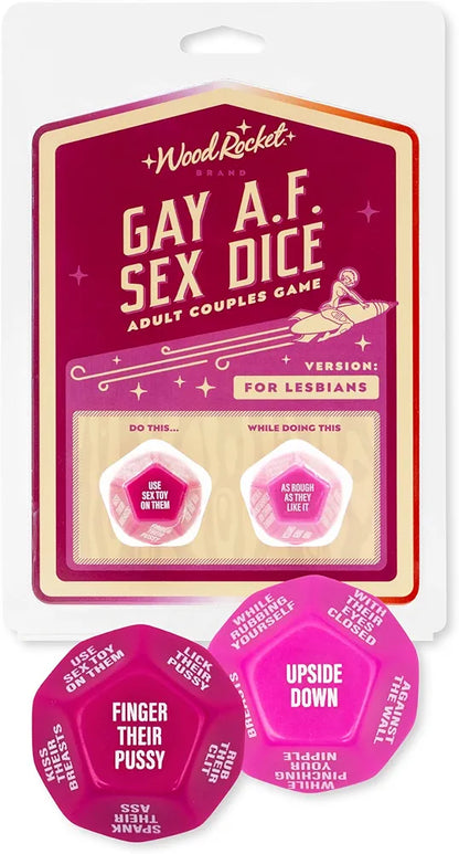 Romantic Lesbian Couple's Decision-Making Dice Game
