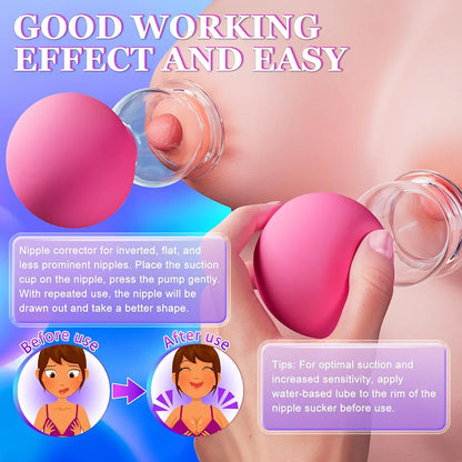 FLYNKA Nipple Suction Corrector for Inverted or Flat Nipples