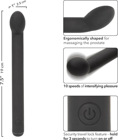 Dr. Joel Kaplan Rechargeable Prostate Massager - Ergonomic Anal Stimulator for Men