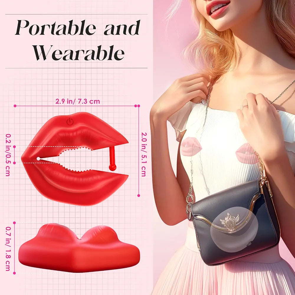 App-Controlled Adjustable Vibrating Nipple Clamps with Storage Case