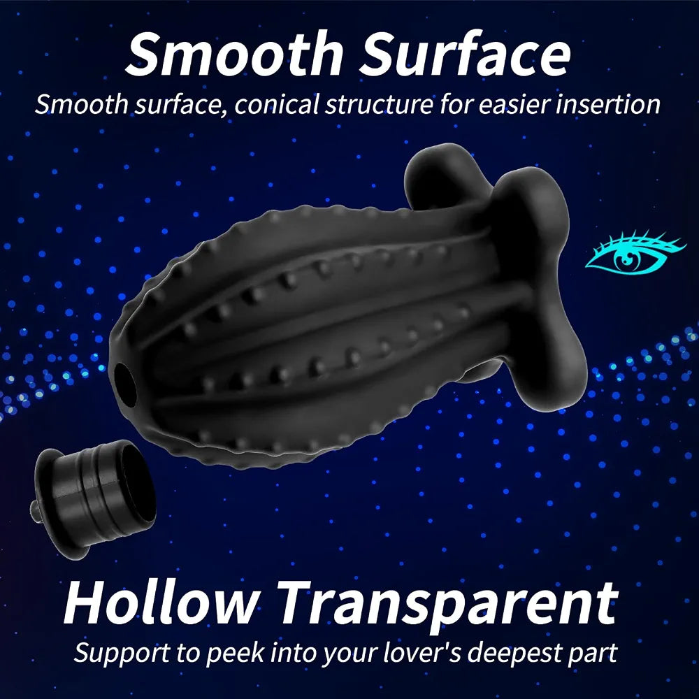 Hollow Vaginal and Anal Speculum Dilator - BDSM Enema and Intimate Wellness Toy for Adults
