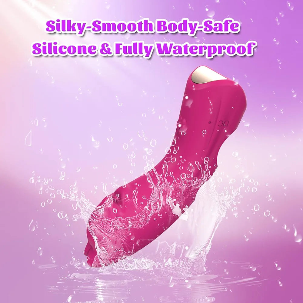 10-Speed Rechargeable Finger Vibrator for Clitoral and G-Spot Stimulation