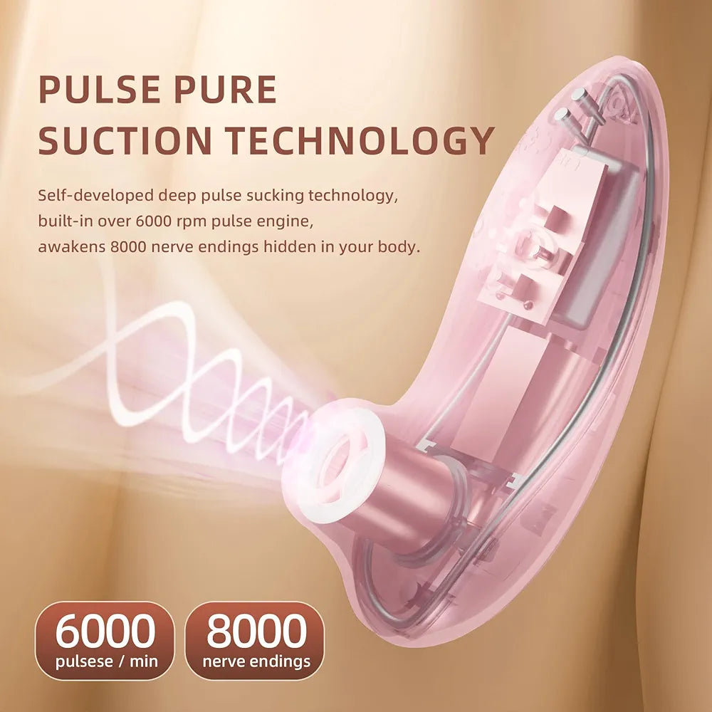 Rose-Shaped App-Controlled Heated Suction Clitoral Stimulator for Women