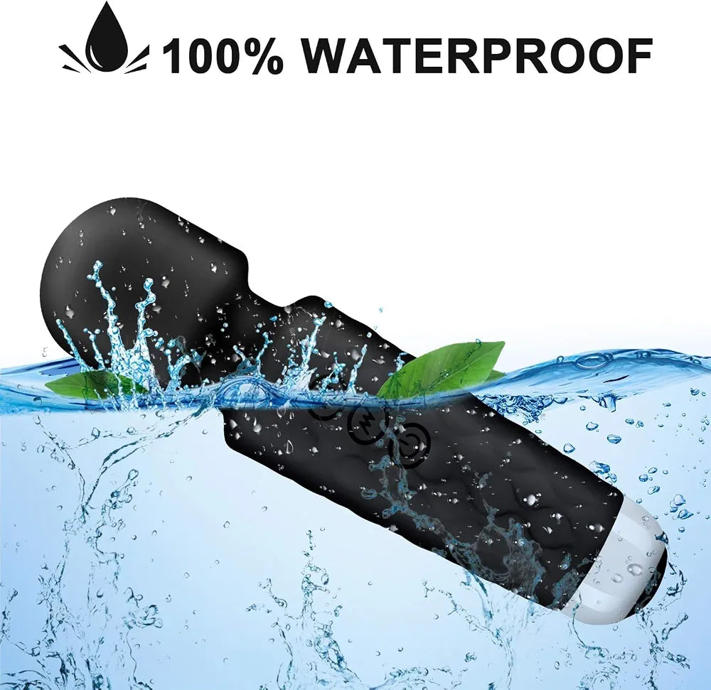 Premium 8-Speed Waterproof Wand Massager for Clitoral and G-Spot Stimulation