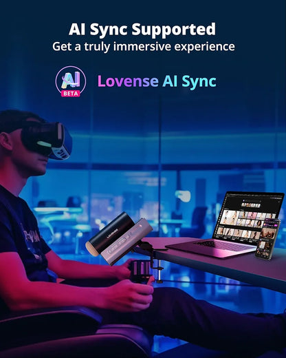 Lovense Solace Pro: Automatic App-Controlled Thrusting Male Masturbator with AI/VR Integration