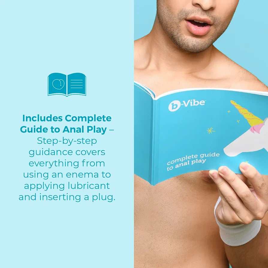 7-Piece Silicone Anal Training Plug Kit for Beginners - Blue
