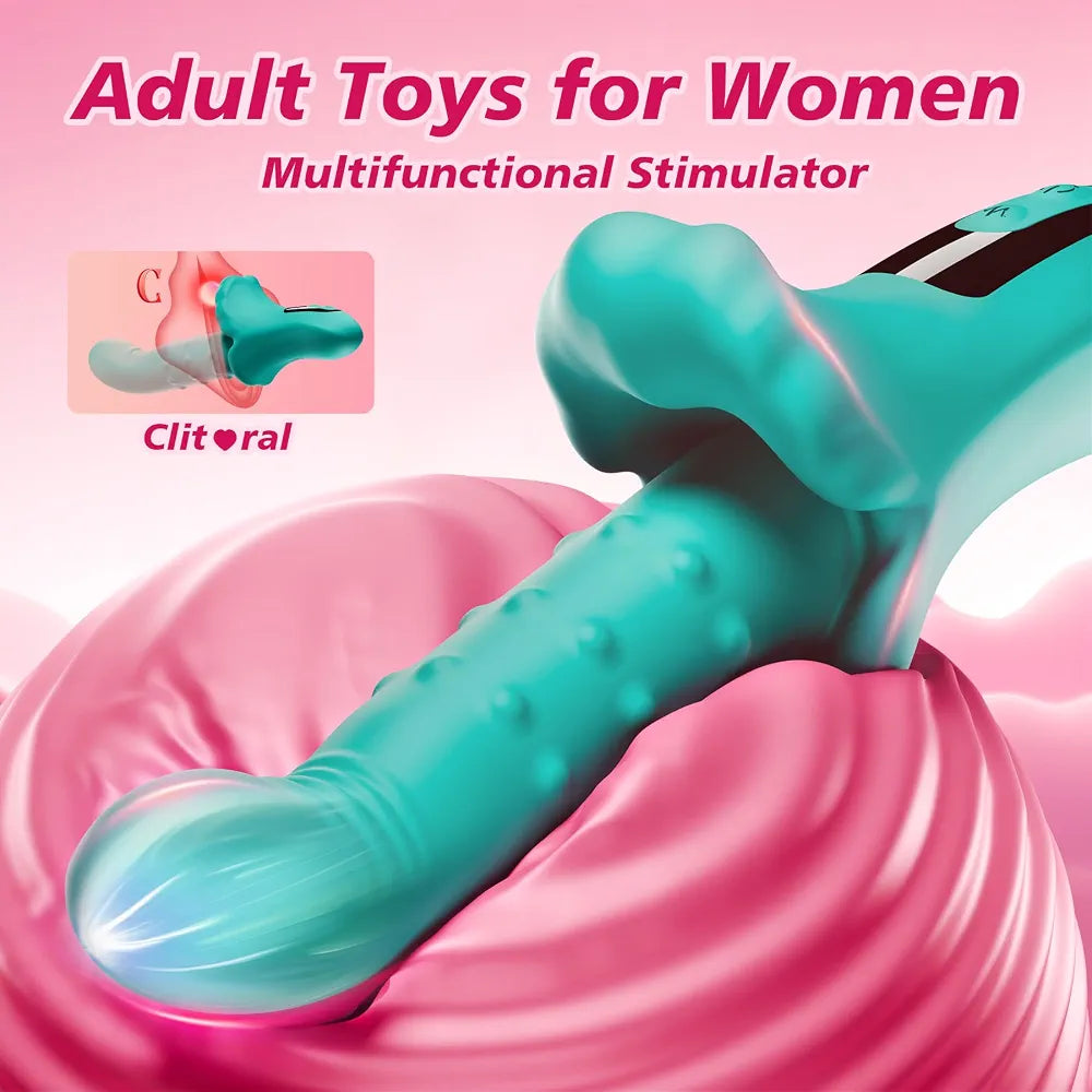 Premium 27-Function Rabbit Vibrator with Thrusting, Rotating, and Vibration Modes