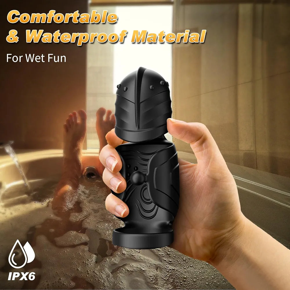 Advanced App-Controlled Male Masturbator with 10 Vibration Modes and 360° Swing Glans Training