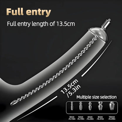 Premium Stainless Steel Urethral Sounding Plug and Dilator Rod for Men