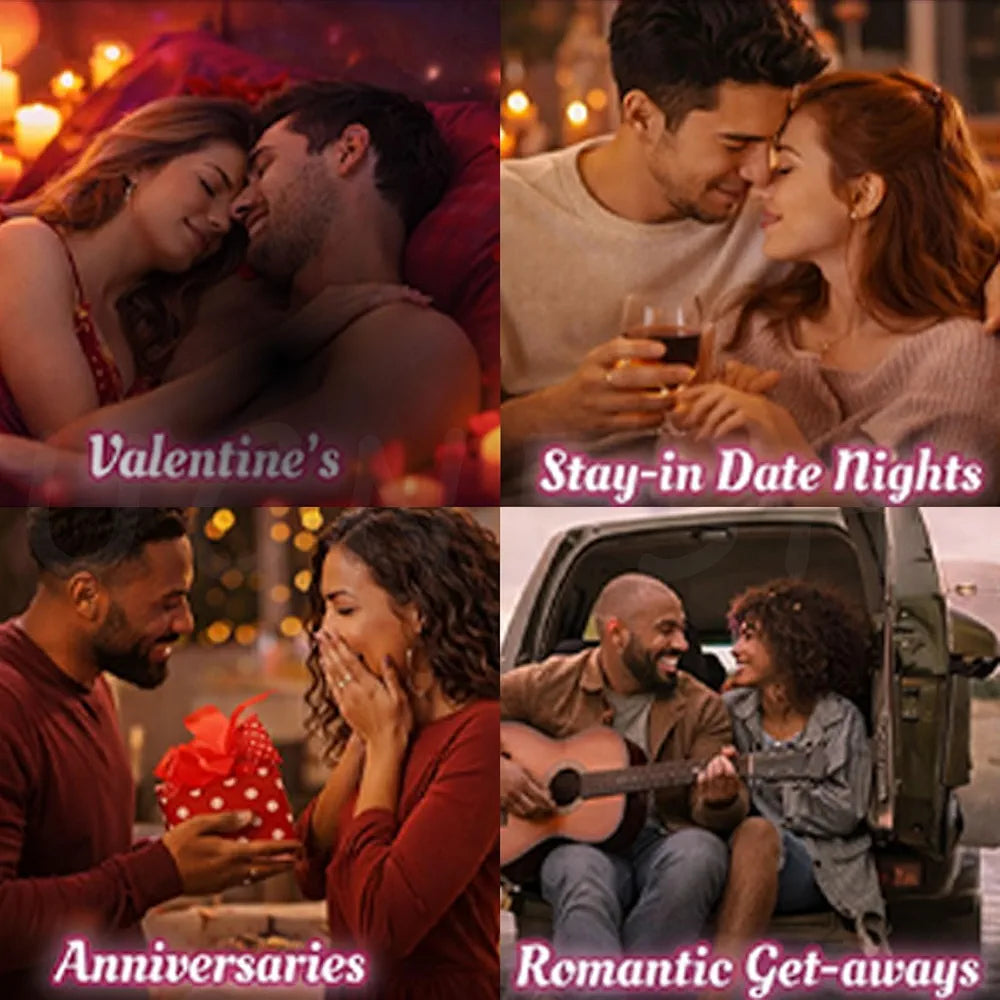Glow-in-the-Dark Romantic Couples Dice Game for Date Night