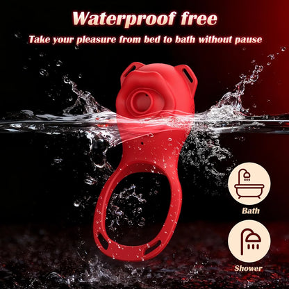 App-Controlled Wearable Clitoral Suction Vibrator and Remote Couples Stimulator
