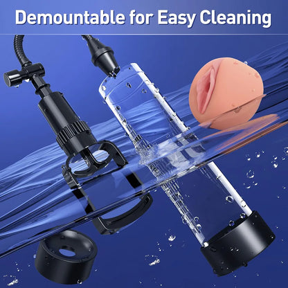 Penis Pump Sex Toys for Men - ACUMUM Manual Vacuum Penis Extender Male Sex Toys, Penis Pumps Penis Enlarger Adult Toys with Pocket Pussy, Penis Sleeve Cock Sexual Stimulation Device for Erection
