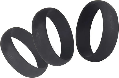 6-Piece Medical-Grade Silicone Cock Ring Set for Enhanced Performance