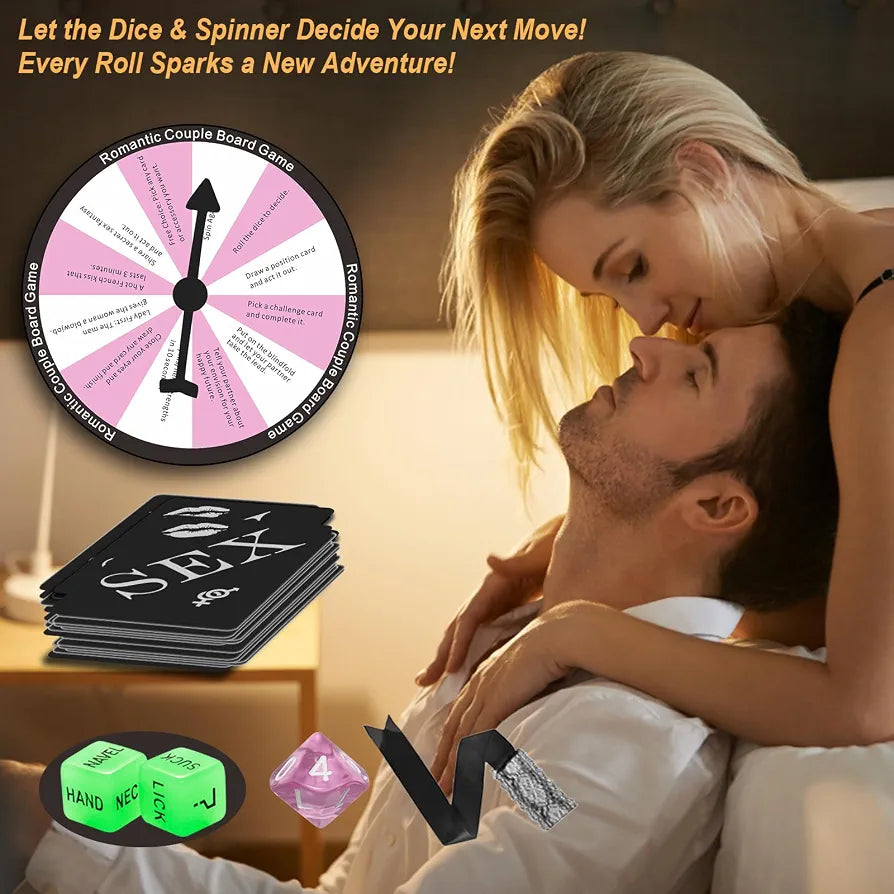Intimate Couples' Adventure Deck: 42 Romantic Challenges, Positions, and Date Night Games with Accessories