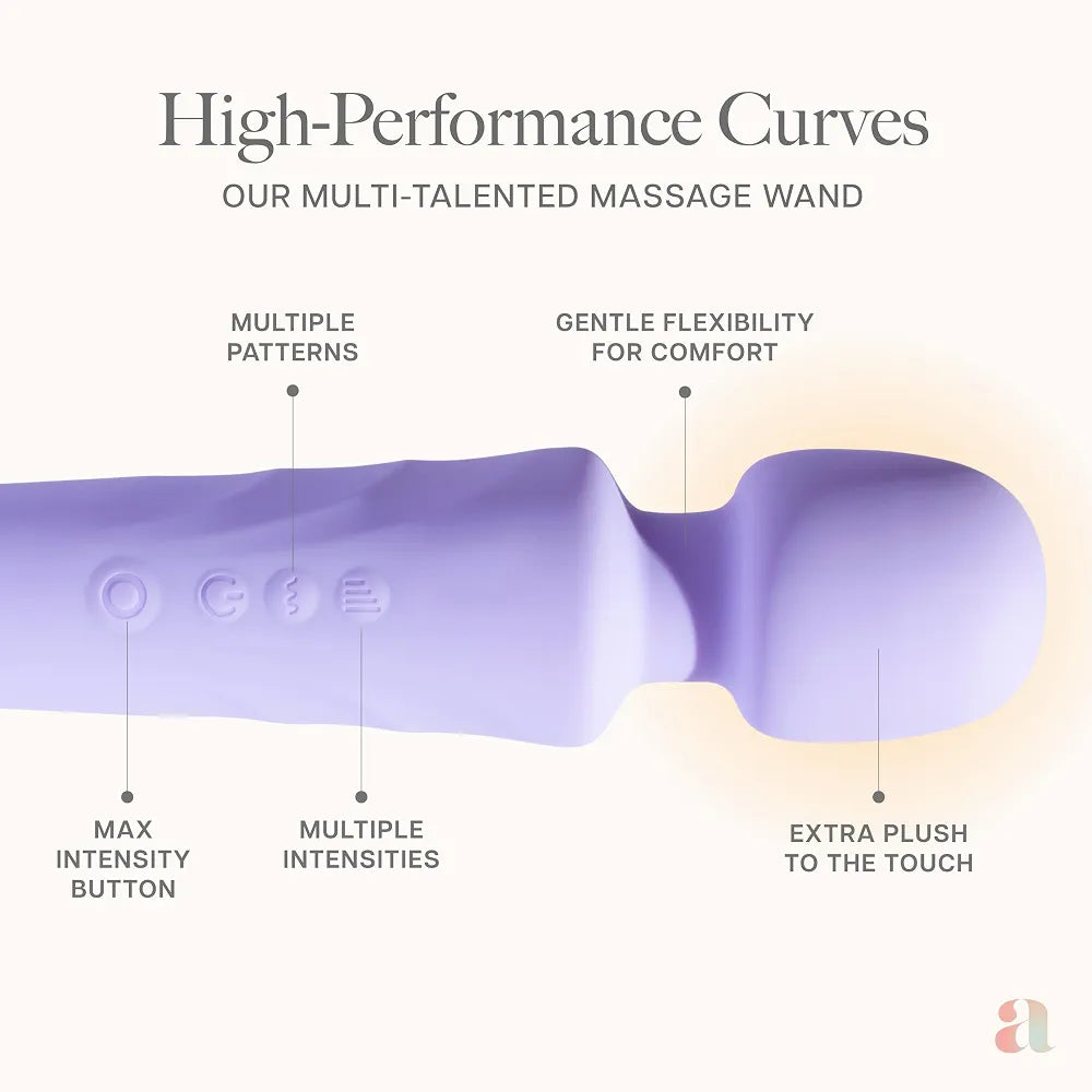 Ava Premium Purple Clitoral Vibrator - 6-Hour Battery, Waterproof Silicone, Multi-Speed Couples Toy