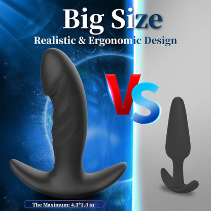 3-Piece Silicone Anal Training Plug Set with Flared Base for Beginners and Advanced Users