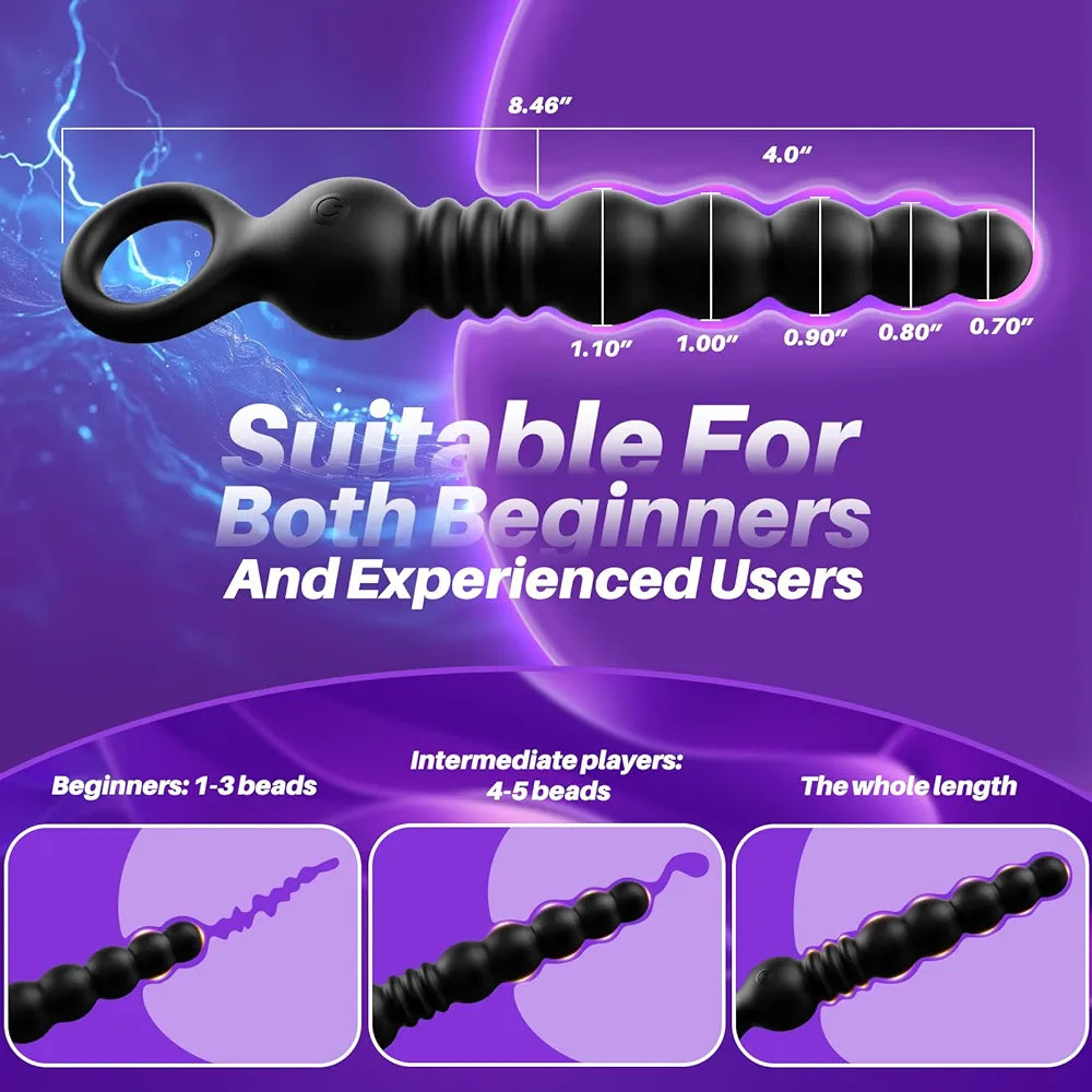 Advanced App-Controlled Prostate Massager with 9 Thrusting Vibration Modes