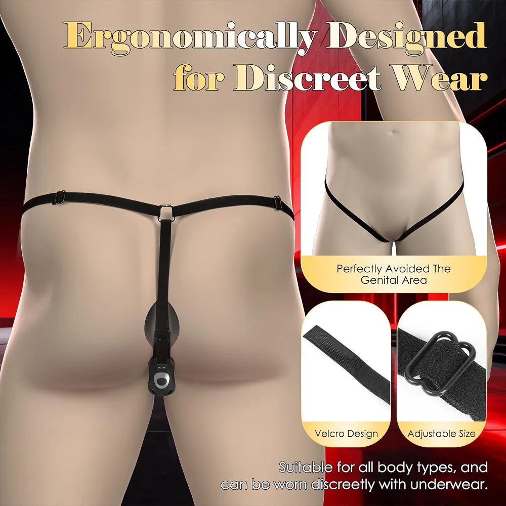 Rumpo Remote-Controlled Rotating Prostate Massager and Vibrating Anal Plug