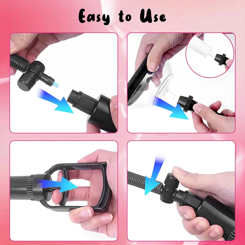 Manual Clitoral Suction Pump for Enhanced Sensitivity and Sexual Stimulation