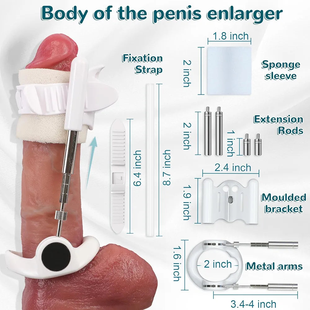 Adjustable Male Penis Stretching and Enlargement Device Kit