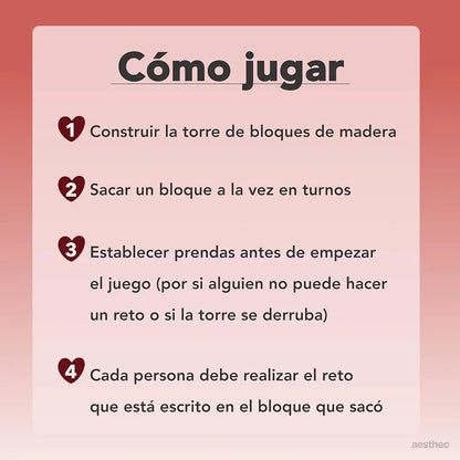 Spanish Edition Intimate Stacking Tower: 54 Romantic Challenges for Couples