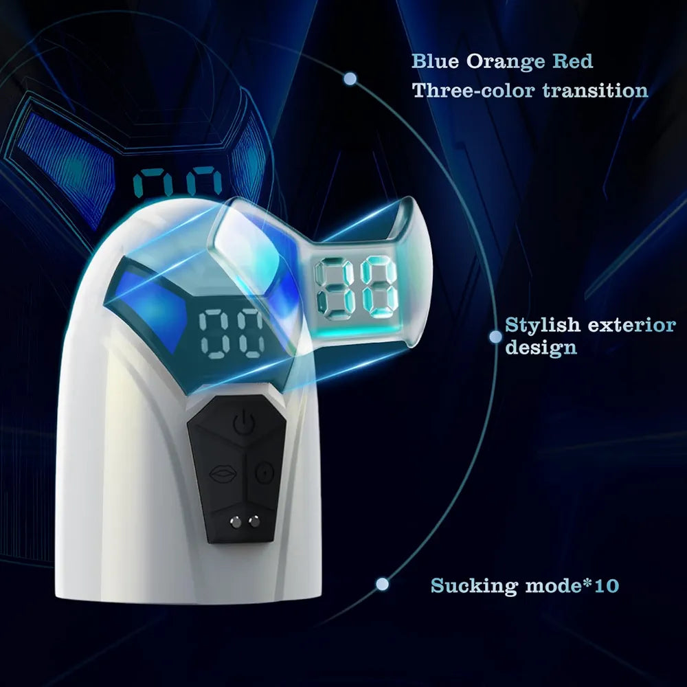 Male Penis Pump Adult Sex Toys for Men Automatic Enlargers & Extend Pump for Men with 10 Erection Training Modes Male Masturbator Electirc Penis Pump Entender Pumps & Enlargers 