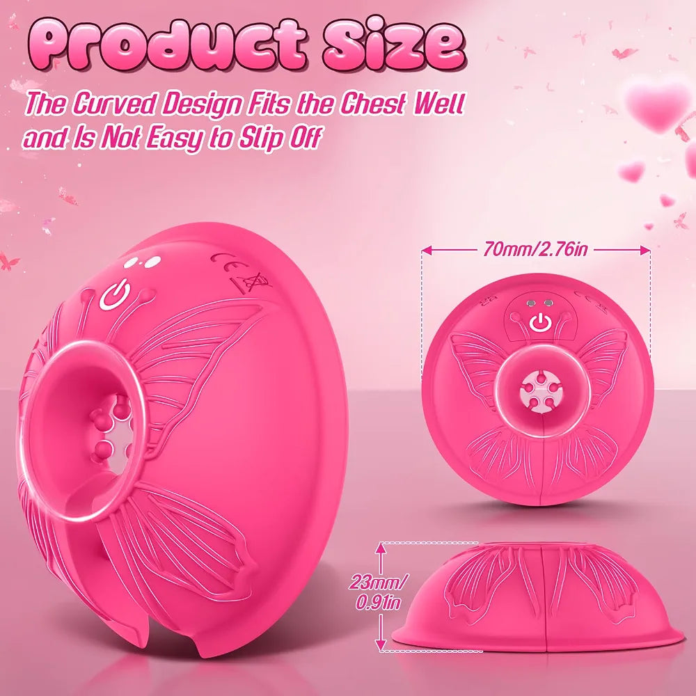 Adjustable Nipple Clamps with Remote Control Vibrator - Wearable Adult Pleasure Toy for Women