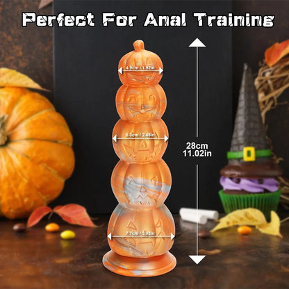 11-Inch Realistic Silicone Fantasy Dildo with Suction Cup, Ribbed Texture for G-Spot and Prostate Stimulation