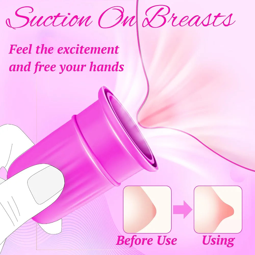 Silicone Nipple Suction Stimulator Set for Couples