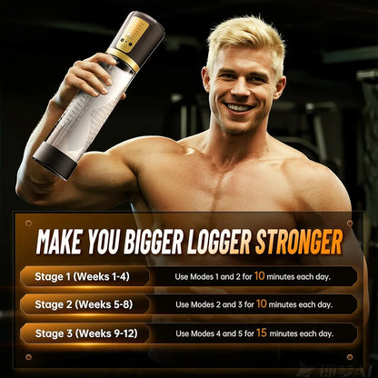 Male Penis Pump Sex Toys, Automatic Enlargers & Extend Pump for Men with 5 Training Modes, Adult Toys for Men Electric Penis Entender Erection Pumps, Sex Toys - Pumps & Enlargers 