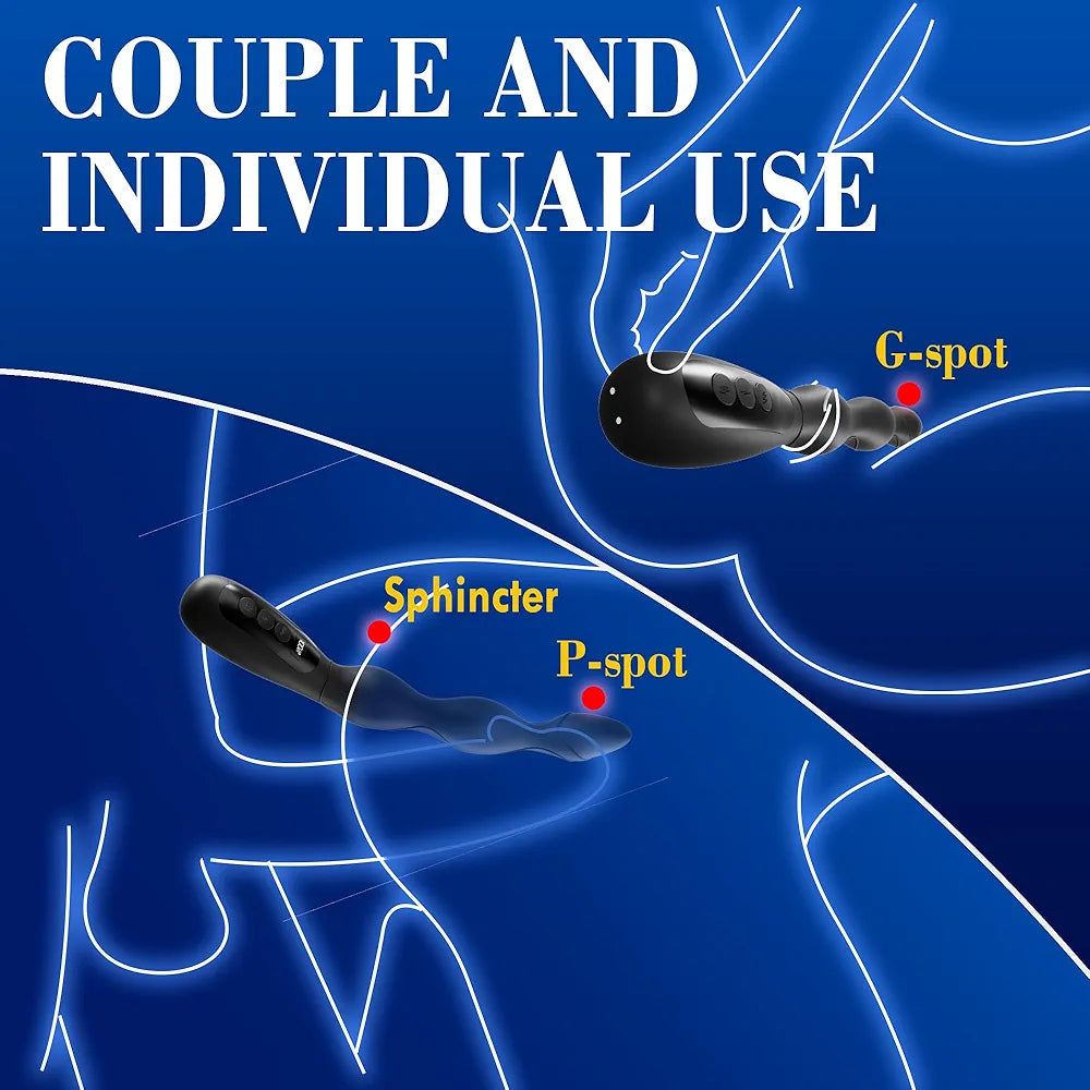 Advanced Multi-Mode Prostate Massager with Heating, Vibration, and Electric Stimulation