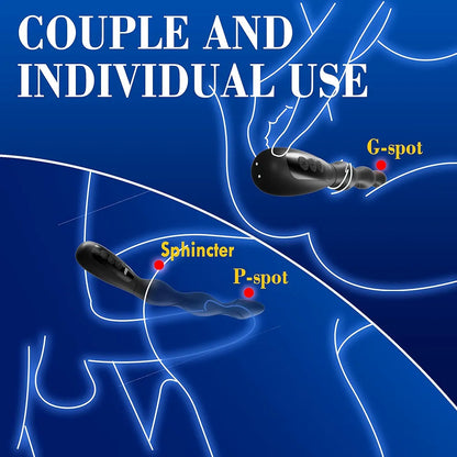 Advanced Multi-Mode Prostate Massager with Heating, Vibration, and Electric Stimulation