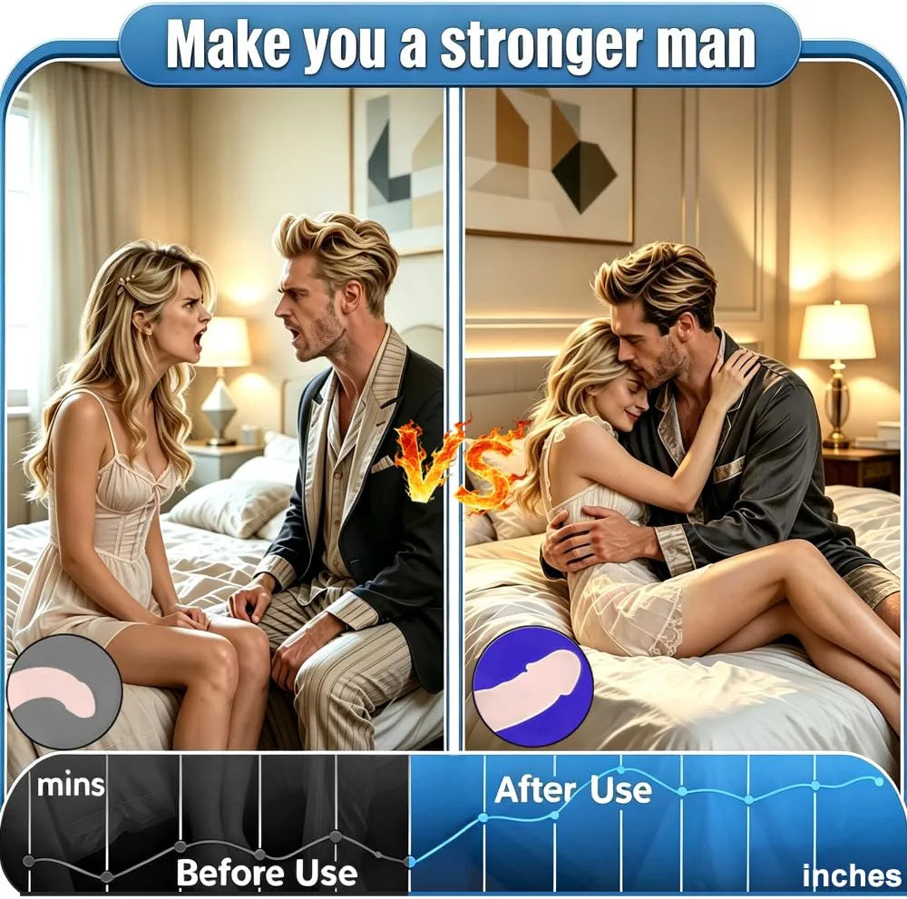 7-Piece Silicone Penis Ring and Sleeve Set for Enhanced Performance and Couples Intimacy