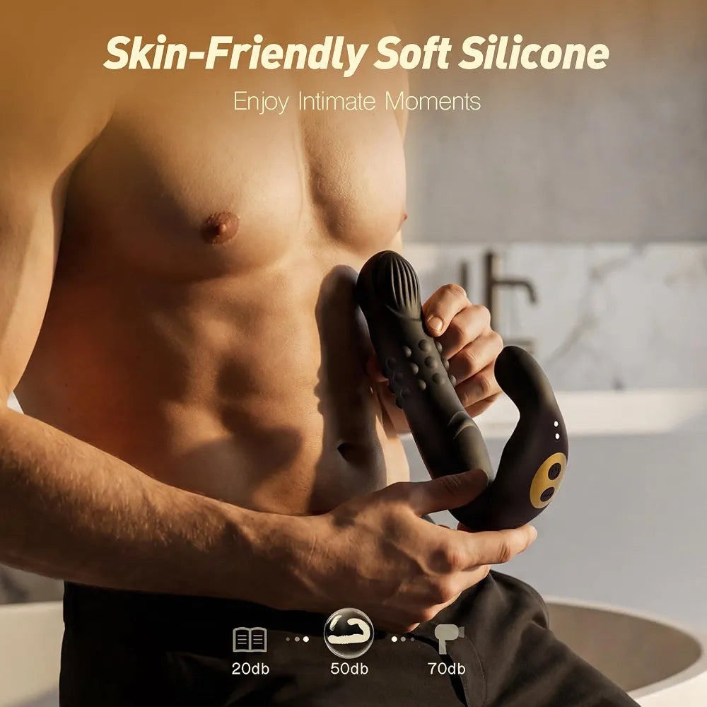 Ergonomic Prostate Stimulation Massager for Targeted Wellness