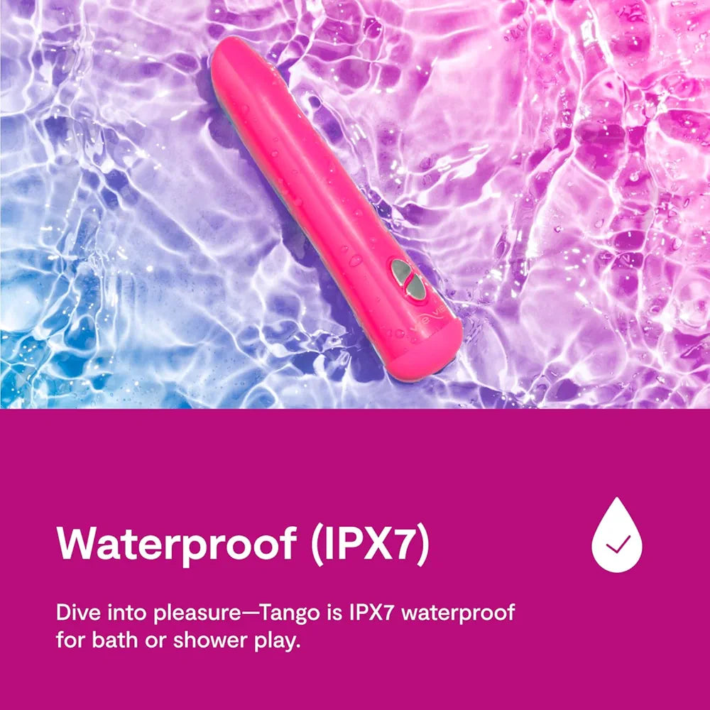 Tango Rechargeable Waterproof Clitoral Vibrator with 8 Modes