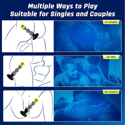 BEISAR App-Controlled Rotating Vibrating Prostate Massager and Anal Plug