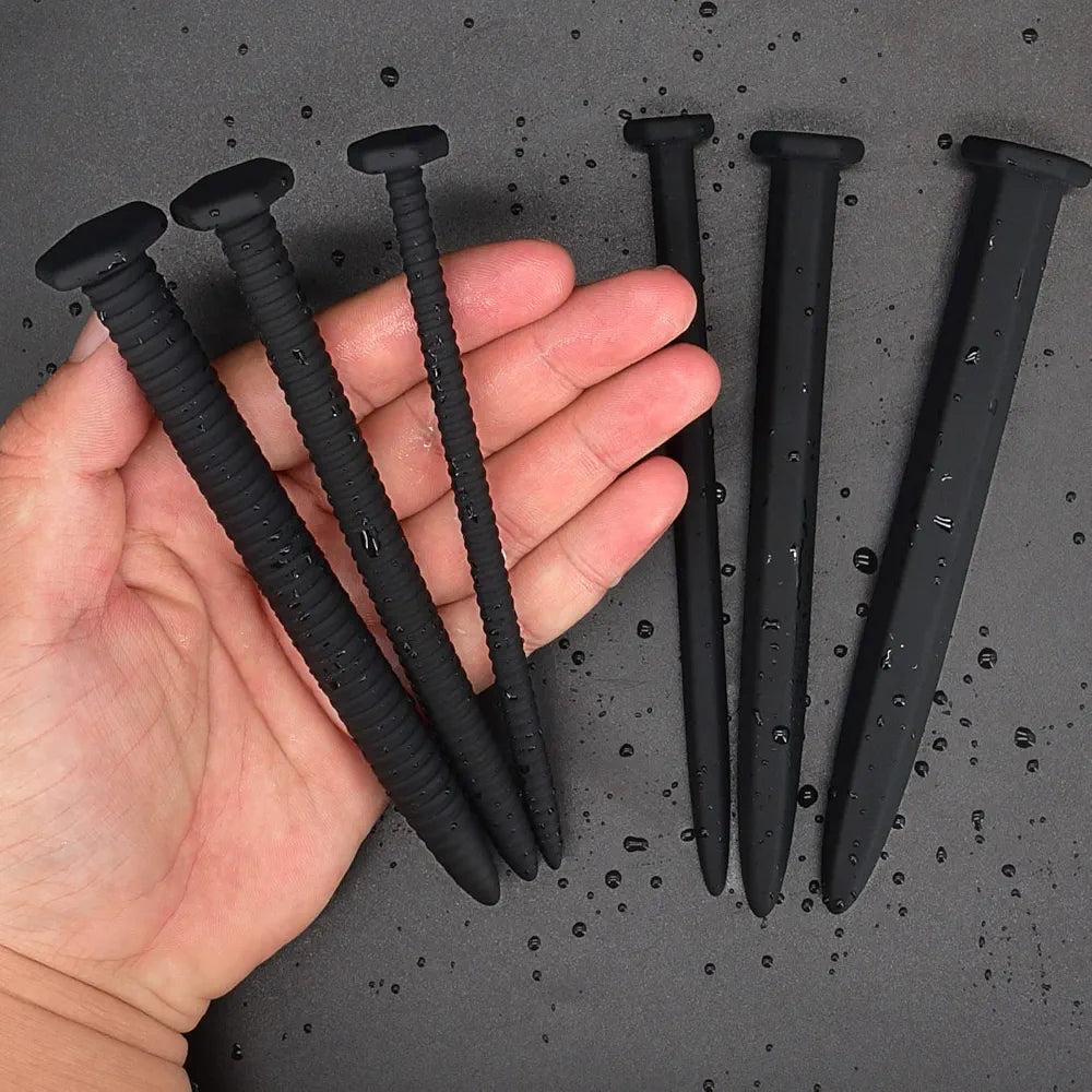 6-Piece Flexible Silicone Urethral Dilator and Sounding Trainer Kit for Men