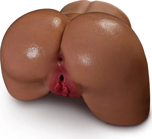 Realistic 8LB Male Masturbator with Soft Vaginal and Anal Channels