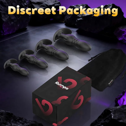 4-Piece Progressive Silicone Anal Plug Set for Beginners