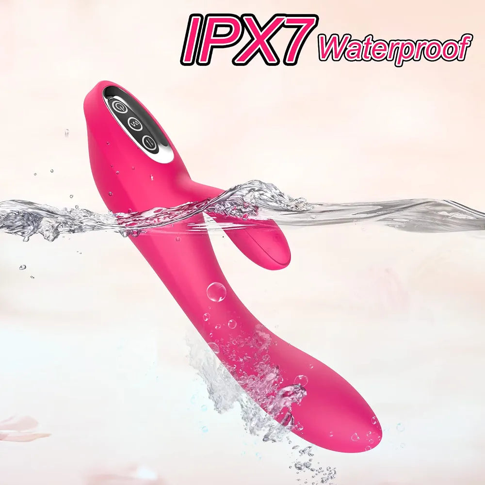 Dual-Stimulation Rabbit Vibrator: 7-Mode G-Spot & Clitoral Massager for Women