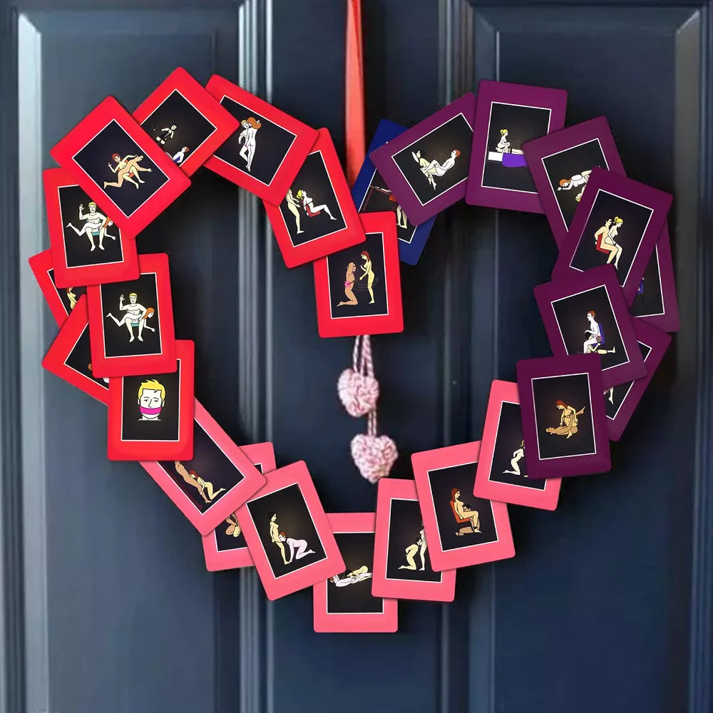 50 Adventurous Bondage & Intimacy Position Cards for Couples