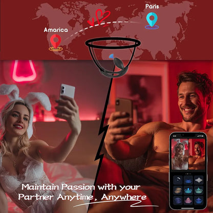 Premium App-Controlled Wearable Vibrating Anal Plug with Clitoral Stimulator