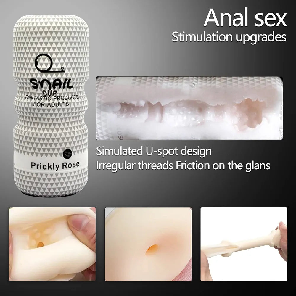 3-Mode Realistic Male Masturbation Cup and Penis Stroker