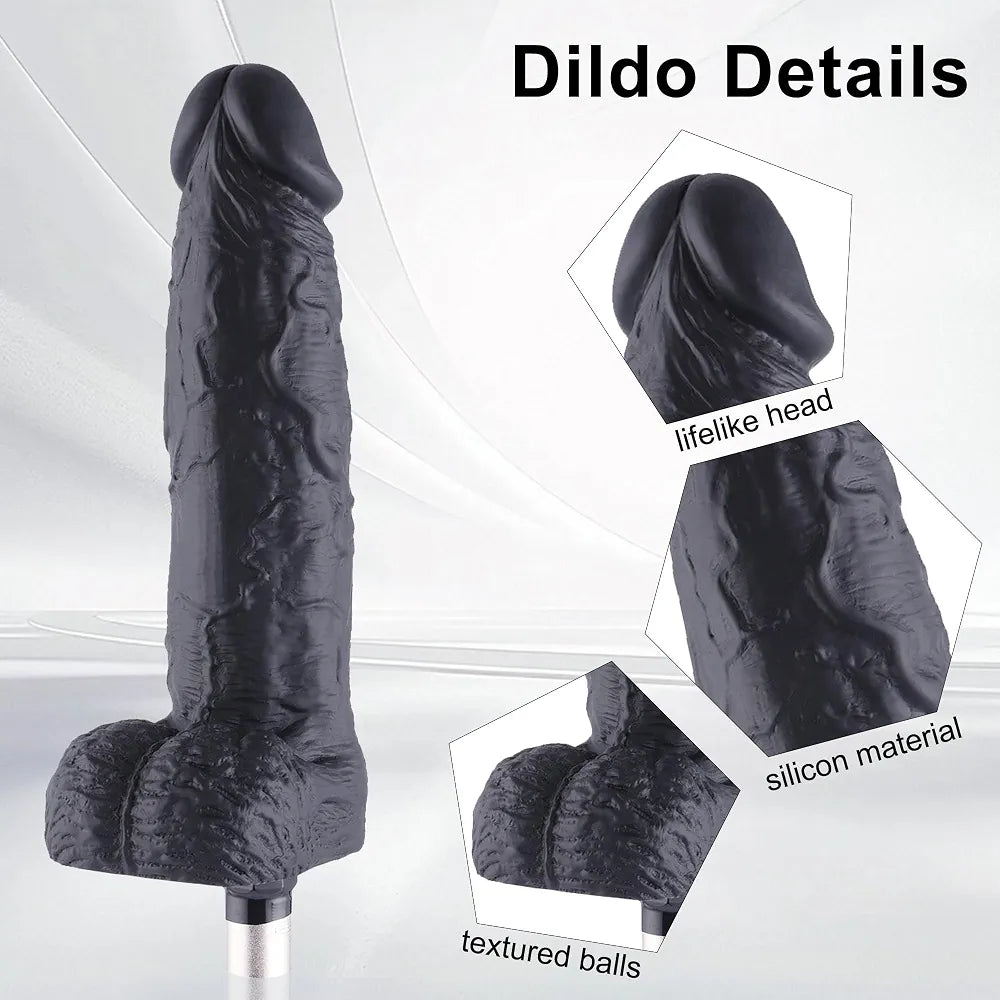 Automatic Thrusting Sex Machine with 7 Attachments and 3XLR Connector