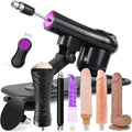 Automatic Thrusting Dildo Machine with Remote Control and 3XLR Attachments