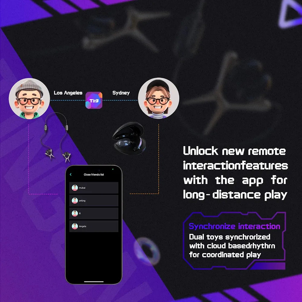 App-Controlled Vibrating Nipple and Sensitivity Clamps with 12 Modes