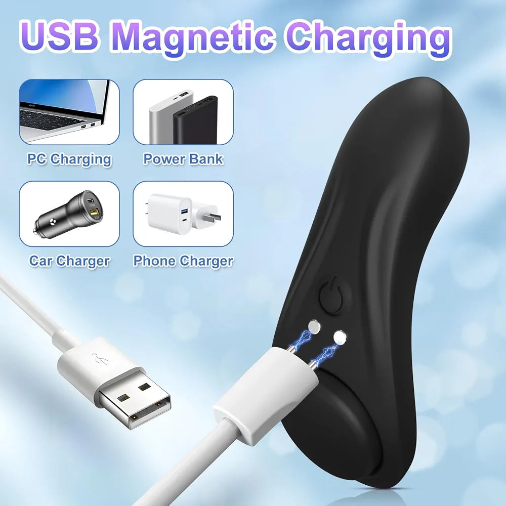 Butterfly Wearable Clitoral Vibrator with Remote Control, Magnetic Closure, and 7 Whisper-Quiet Vibration Modes