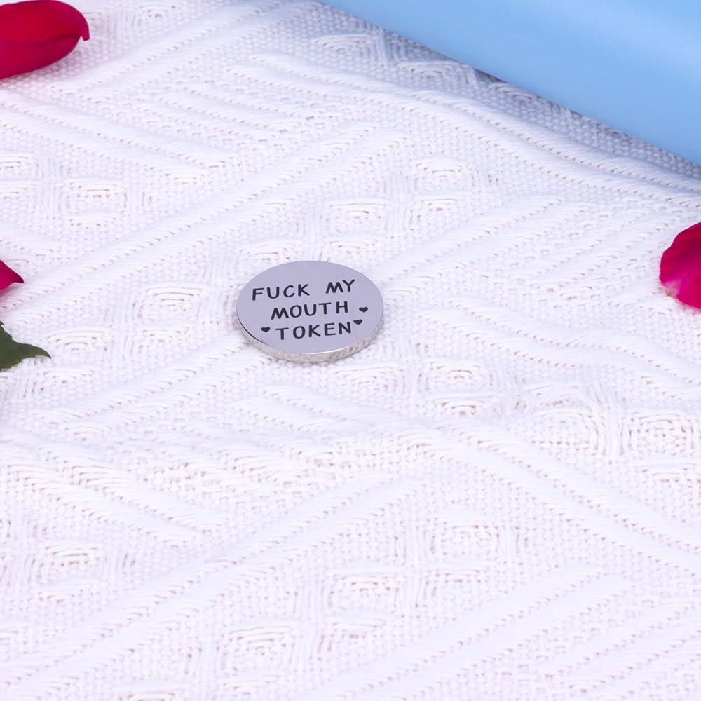 Romantic Naughty Token Set for Couples - Fun Valentine's Day Gift for Him